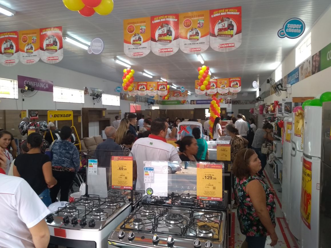 Lojas MM inaugura filial em Joaquim Távora